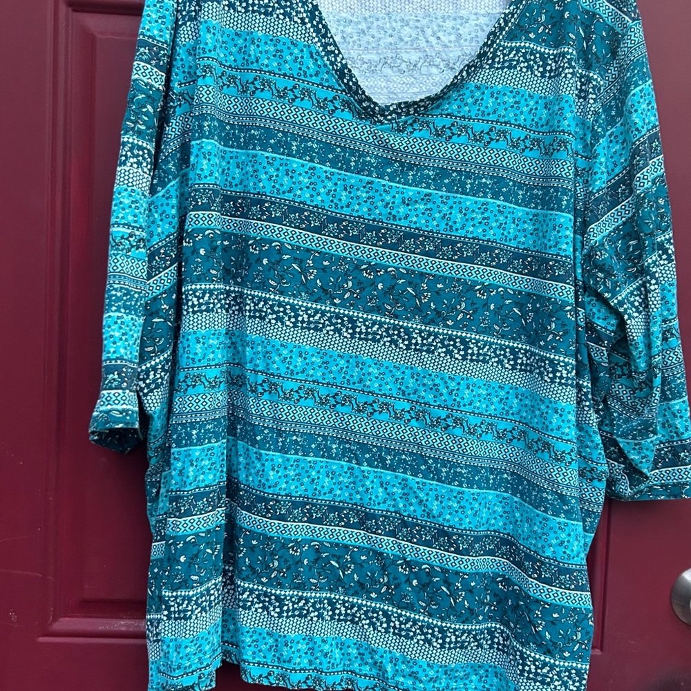 Woman Within 6X cotton top - Picture 2 of 4